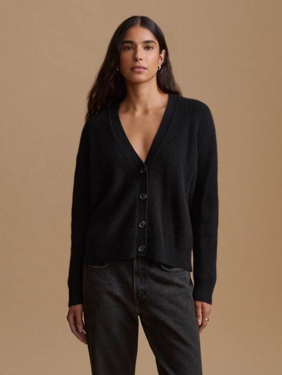 Jenni Kayne Sweaters - Jenni Kayne Cropped Cashmere Cocoon Cardigan